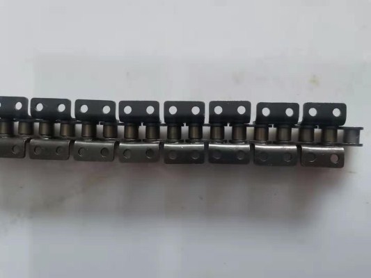 輸送鏈條雙側雙孔帶彎板附件_08BWK2